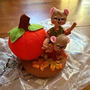 Annalee 5” Pumpkin Patch Mice -NWT